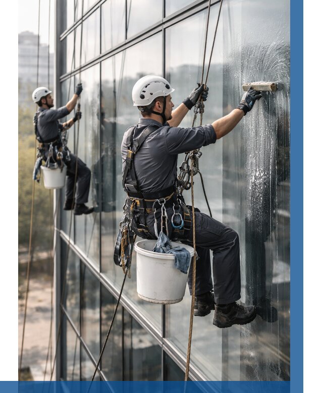 Мойка сплошного остекления в Вязниках, заказать от 320 р.| ВЫСОТНИК-Взн