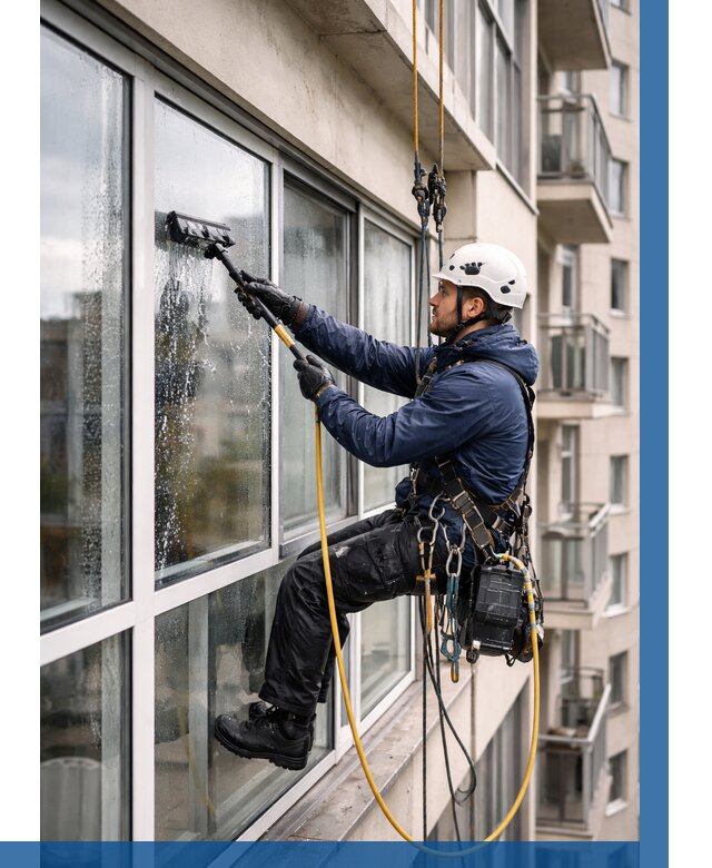 Мойка балконного остекления в Вязниках от 3739 р. | ВЫСОТНИК-Взн