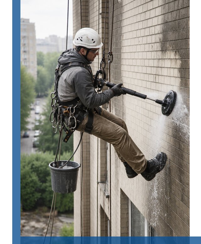 Очистка фасада от копоти в Вязниках профессионально и безопасно