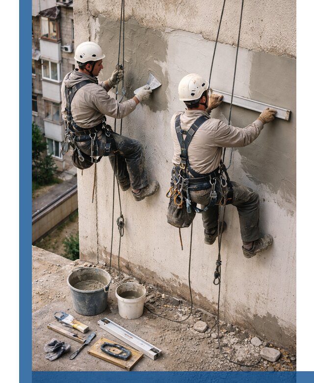 Комплексный ремонт штукатурного фасада с гарантией в Вязниках