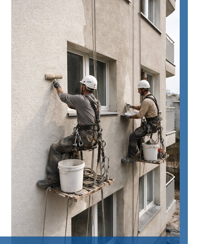 Нанесение короеда на фасад в Вязниках от 481 р. | ВЫСОТНИК-Взн