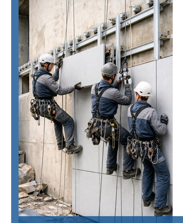 Монтаж вентилируемого фасада в Вязниках под ключ с гарантией качества