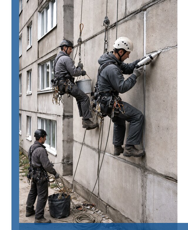 Герметизация межпанельных швов в Вязниках с гарантией герметичности