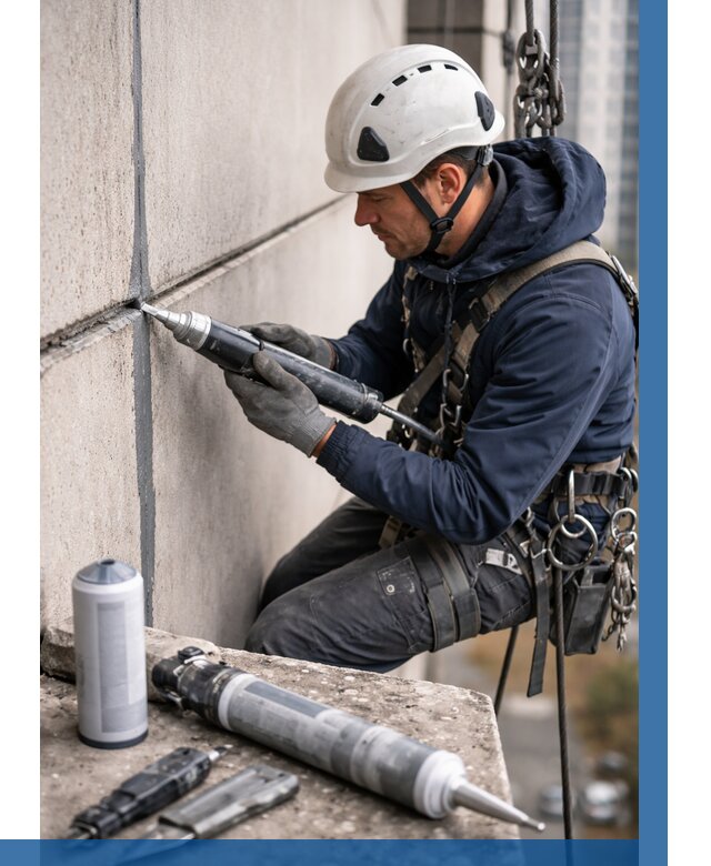 Вторичная герметизация швов в Вязниках от 481 р. | ВЫСОТНИК-Взн