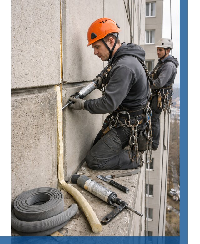 Теплый шов межпанельные швы в Вязниках от 748 р. | ВЫСОТНИК-Взн