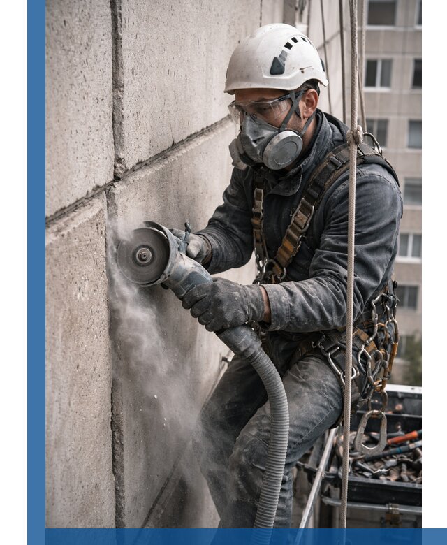 Штробление межпанельных швов в Вязниках качественно и быстро