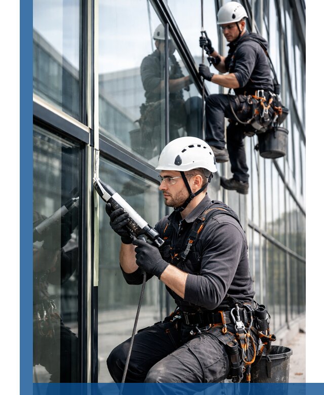 Герметизация витражных швов в Вязниках для зданий и фасадов