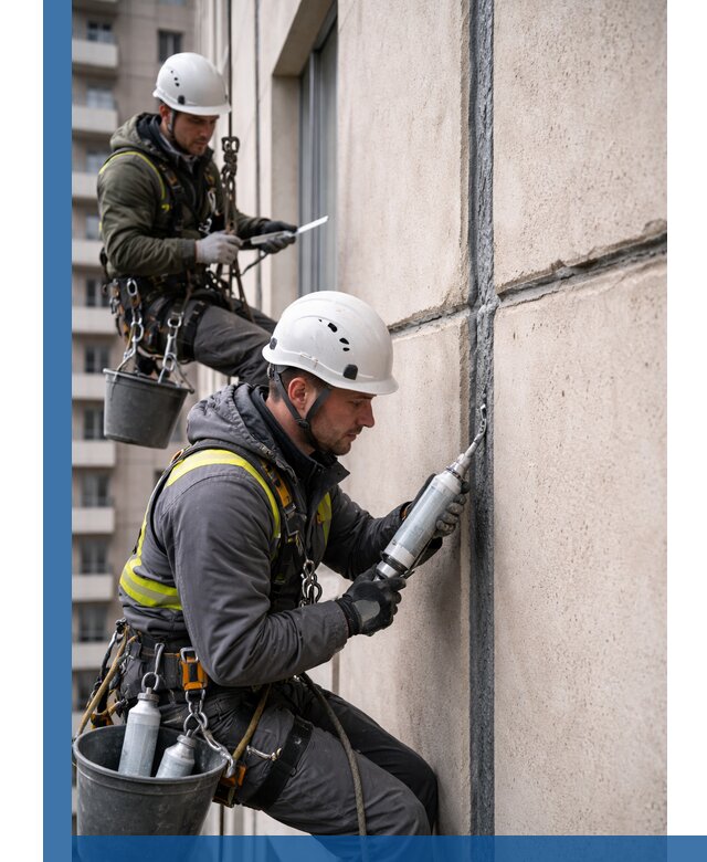 Герметизация деформационных швов фасада в Вязниках качественно