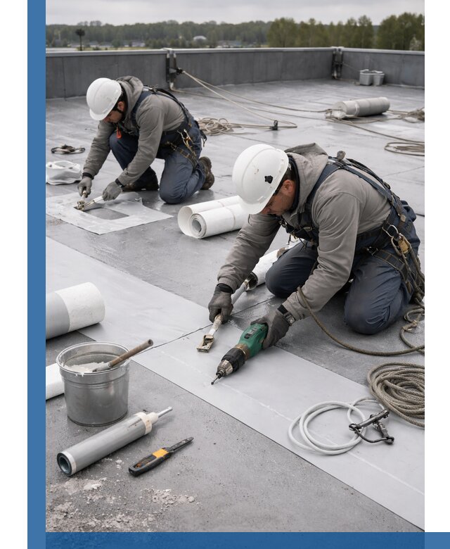 Ремонт мембранной кровли в Вязниках качественно и с гарантией