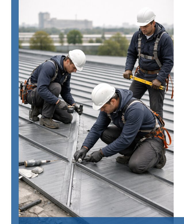 Ремонт фальцевой кровли в Вязниках срочно и качественно