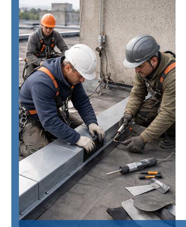 Ремонт кровельных примыканий в Вязниках профессионально