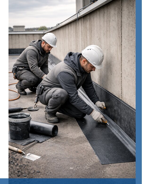 Гидроизоляция примыканий на кровле в Вязниках от 961 р. | ВЫСОТНИК-Взн