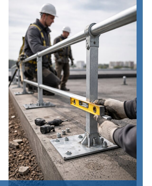 Монтаж кровельного ограждения в Вязниках от 1282 р. | ВЫСОТНИК-Взн