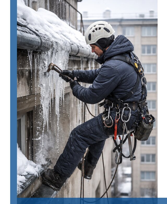 Удаление наледи и чистка водостоков в Вязниках оперативно и безопасно