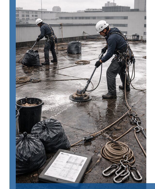 Плановая очистка кровли по графику в Вязниках для безопасности