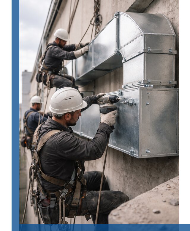 Профессиональный монтаж вентиляционных коробов в Вязниках под ключ