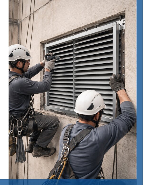 Монтаж вентиляционных решеток в Вязниках от 4807 р. | ВЫСОТНИК-Взн