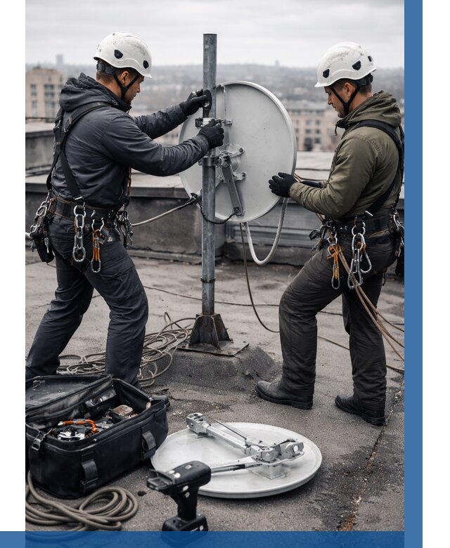 Демонтаж антенн на крыше в Вязниках от 4807 р. | ВЫСОТНИК-Взн