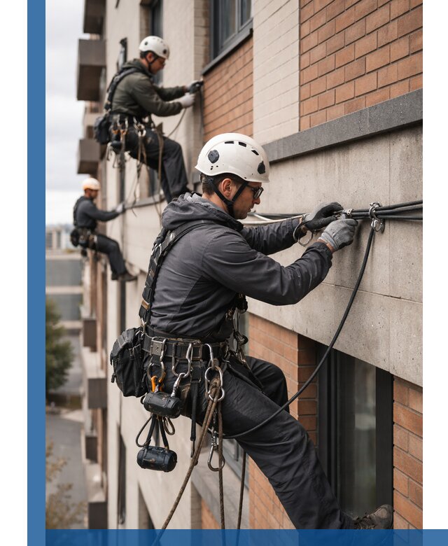 Крепление кабеля на фасаде монтаж и крепеж в Вязниках