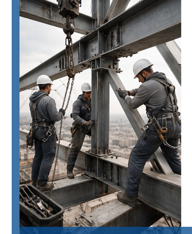 Профессиональный монтаж металлоконструкций на высоте в Вязниках