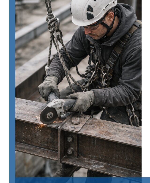 Резка металла на высоте в Вязниках для зданий и конструкций