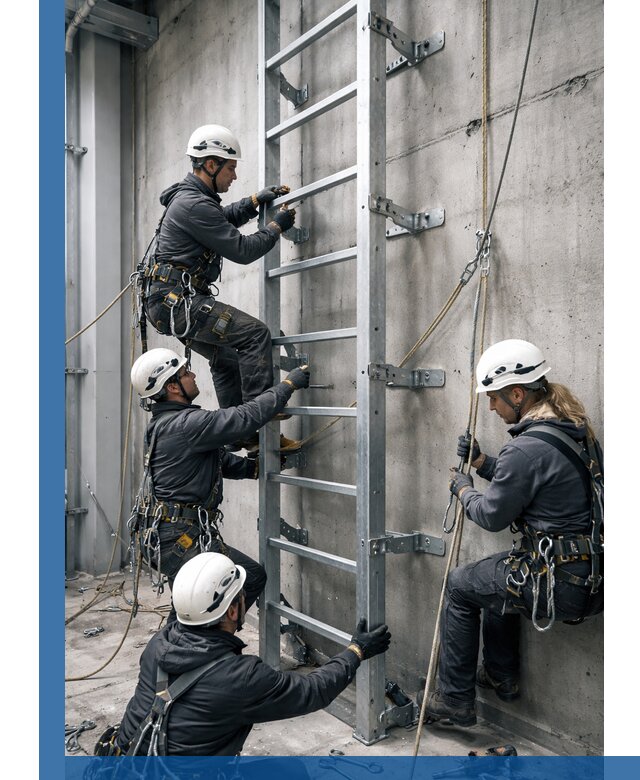 Монтаж металлических лестниц в Вязниках под ключ со гарантией