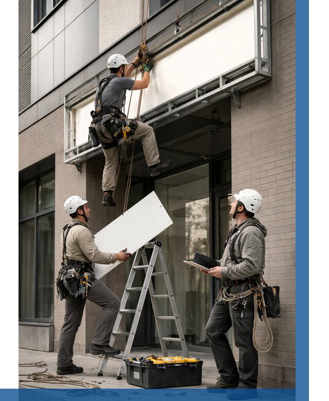 Монтаж светового короба в Вязниках от 6944 р. | ВЫСОТНИК-Взн