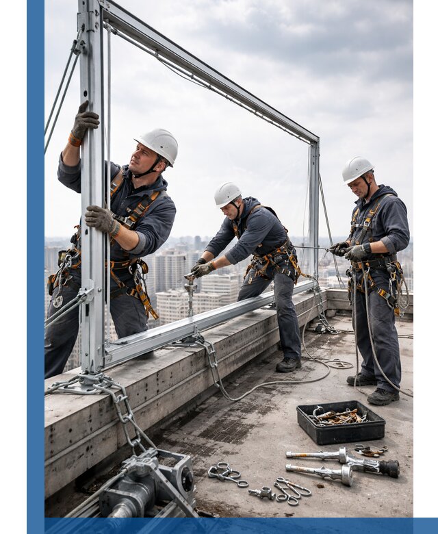 Монтаж крышных рекламных конструкций под ключ в Вязниках