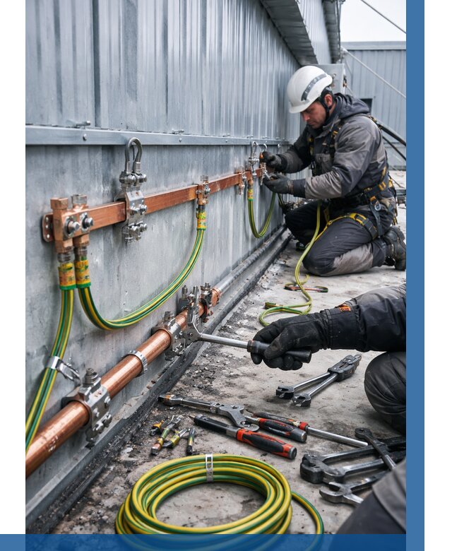 Монтаж заземления здания в Вязниках от 26708 р. | ВЫСОТНИК-Взн