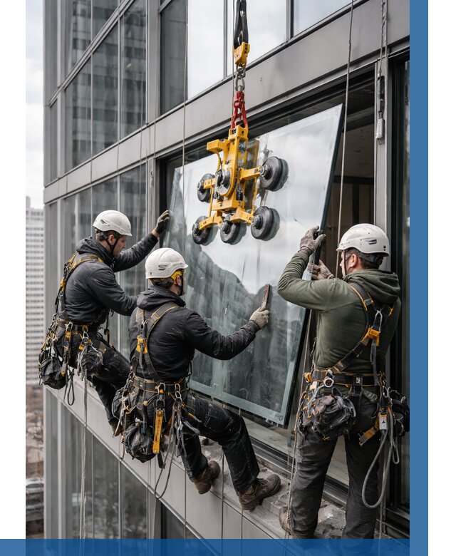 Фасадное остекление зданий под ключ в Вязниках от 10683 р. | ВЫСОТНИК-Взн