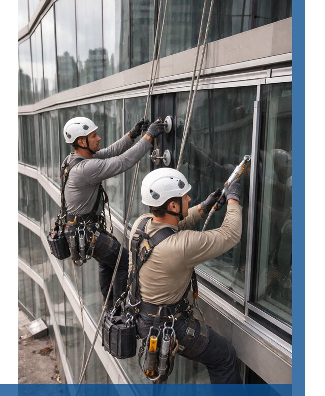 Радиусное остекление фасада в Вязниках от 12820 р. | ВЫСОТНИК-Взн