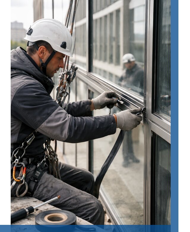 Ремонт витражных конструкций в Вязниках от 3739 р. | ВЫСОТНИК-Взн