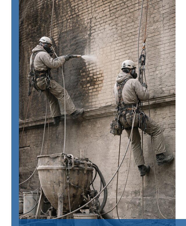 Пескоструйная очистка фасадов в Вязниках профессионально