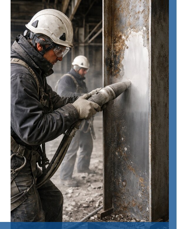 Удаление старой краски с металла в Вязниках от 481 р. | ВЫСОТНИК-Взн