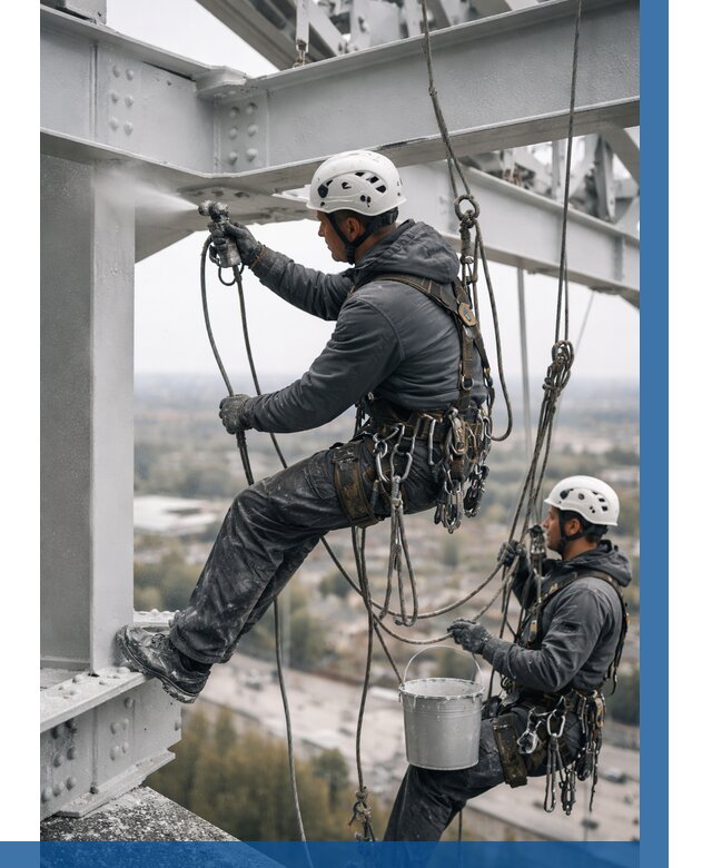 Покраска металлоконструкций на высоте в Вязниках 374 р |ВЫСОТНИК-Взн