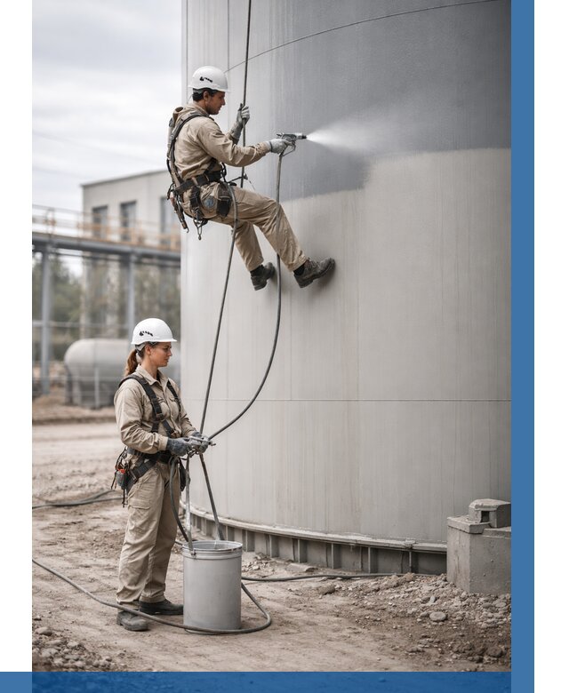 Покраска резервуаров в Вязниках от 1282 р. | ВЫСОТНИК-Взн — заказать