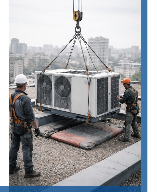 Подъем груза на крышу в Вязниках от 5342 р. | ВЫСОТНИК-Взн заказать