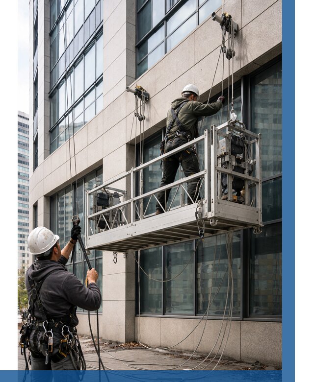 Монтаж и подъем фасадной люльки в Вязниках от 12820 р. | ВЫСОТНИК-Взн