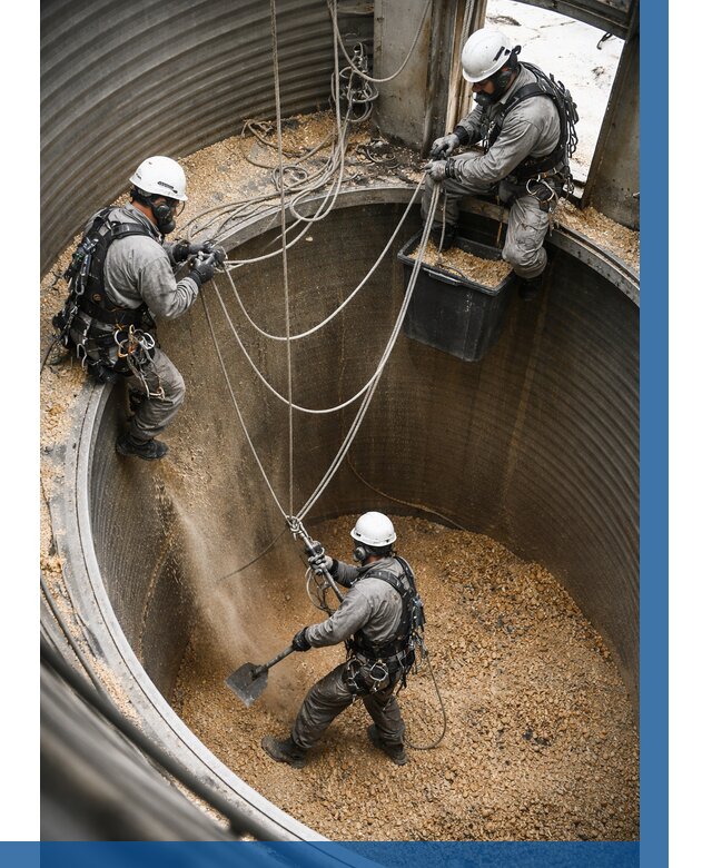 Чистка зерновых бункеров в Вязниках от 12820 р. | ВЫСОТНИК-Взн