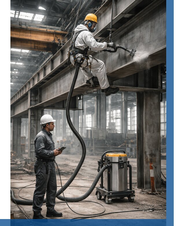 Обеспыливание конструкций в цехе в Вязниках от 4487 р. | ВЫСОТНИК-Взн