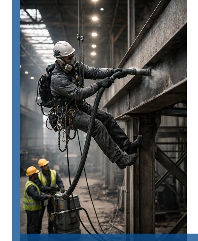 Обеспыливание конструкций в цехах промышленного производства в Вязниках