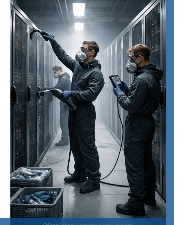 Обеспыливание серверной комнаты в Вязниках от 4807 р. | ВЫСОТНИК-Взн