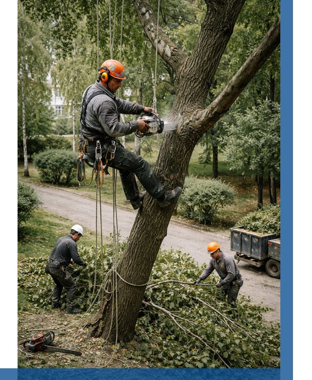 Кронирование деревьев в Вязниках от 6944 р. | ВЫСОТНИК-Взн