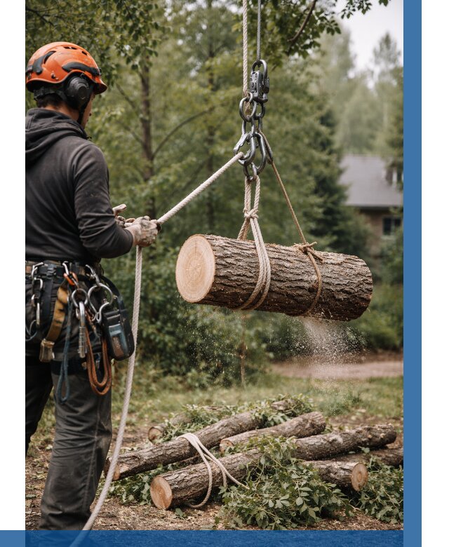 Валка деревьев частями в Вязниках от 8012 р. | ВЫСОТНИК-Взн