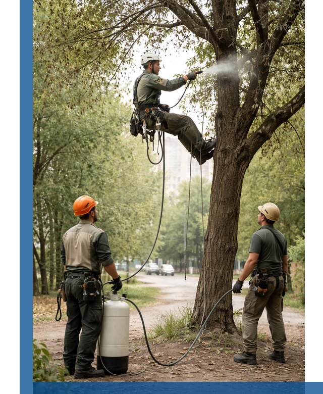 Обработка деревьев от вредителей в Вязниках профессиональная защита