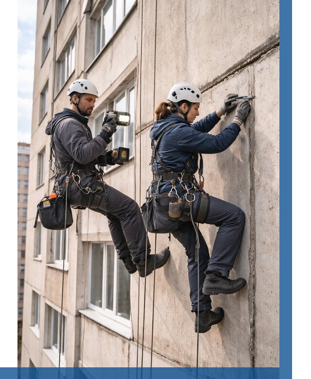 Обследование межпанельных швов в Вязниках от 1923 р. | ВЫСОТНИК-Взн