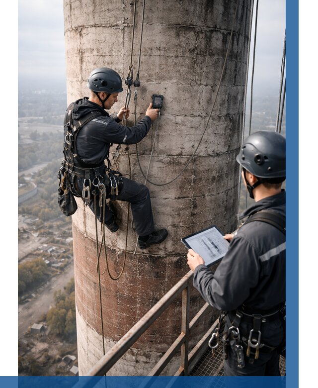 Обследование дымовой трубы в Вязниках от 8546 р. | ВЫСОТНИК-Взн