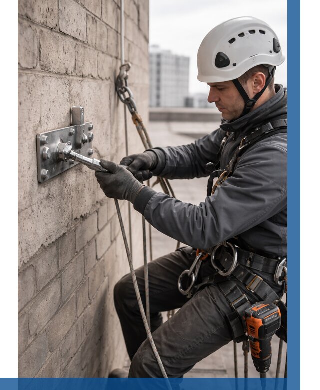 Установка анкерных точек в Вязниках от 3739 р. | ВЫСОТНИК-Взн